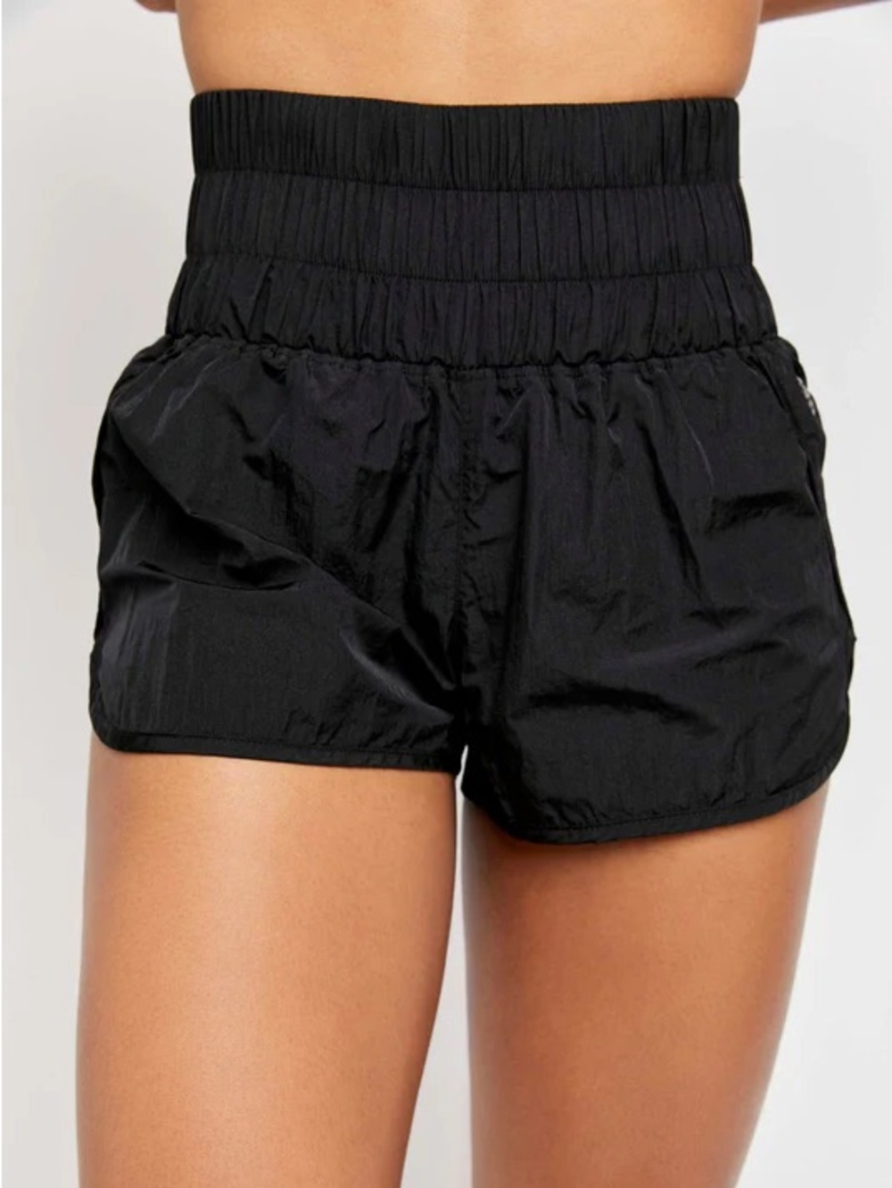 FP Movement by Free People Black High-Waist Athletic Shorts
